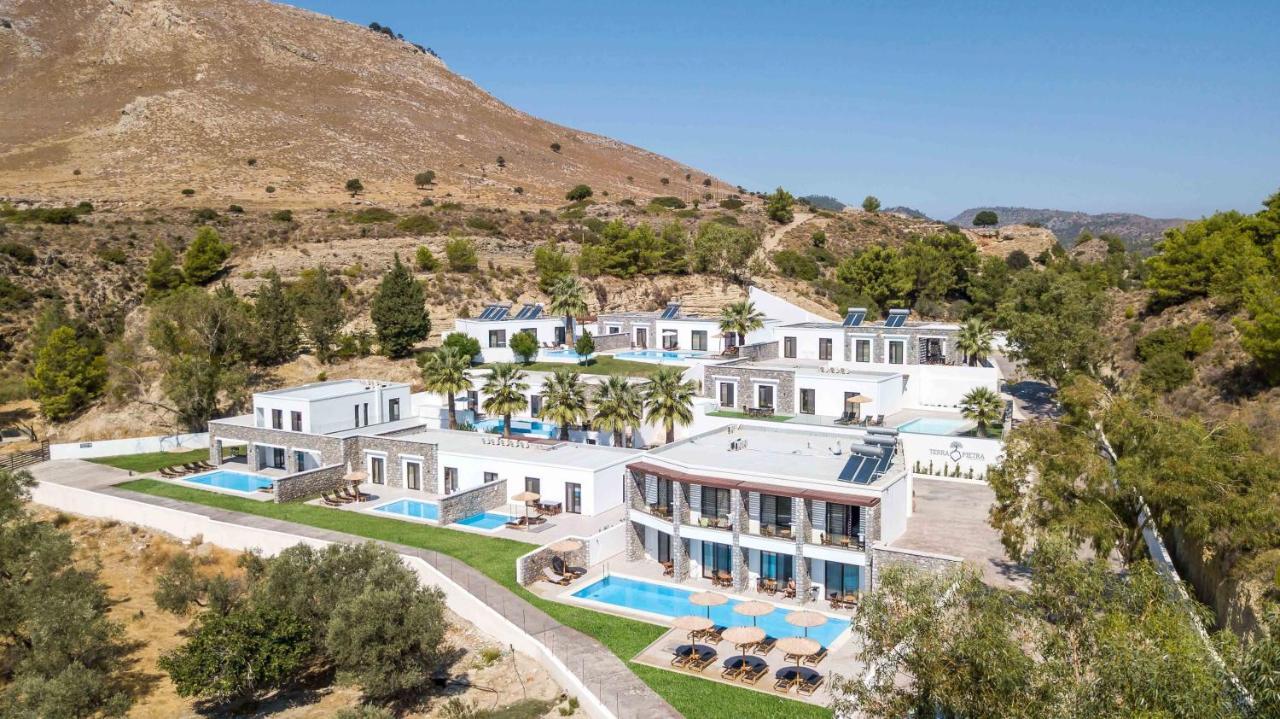 Terra Pietra Luxury Villas & Suites Lardos Ngoại thất bức ảnh